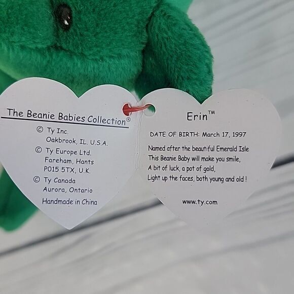 Ty Plush beanie baby Bear Trio - Princess, Erin, and Curly - Picture 11 of 16